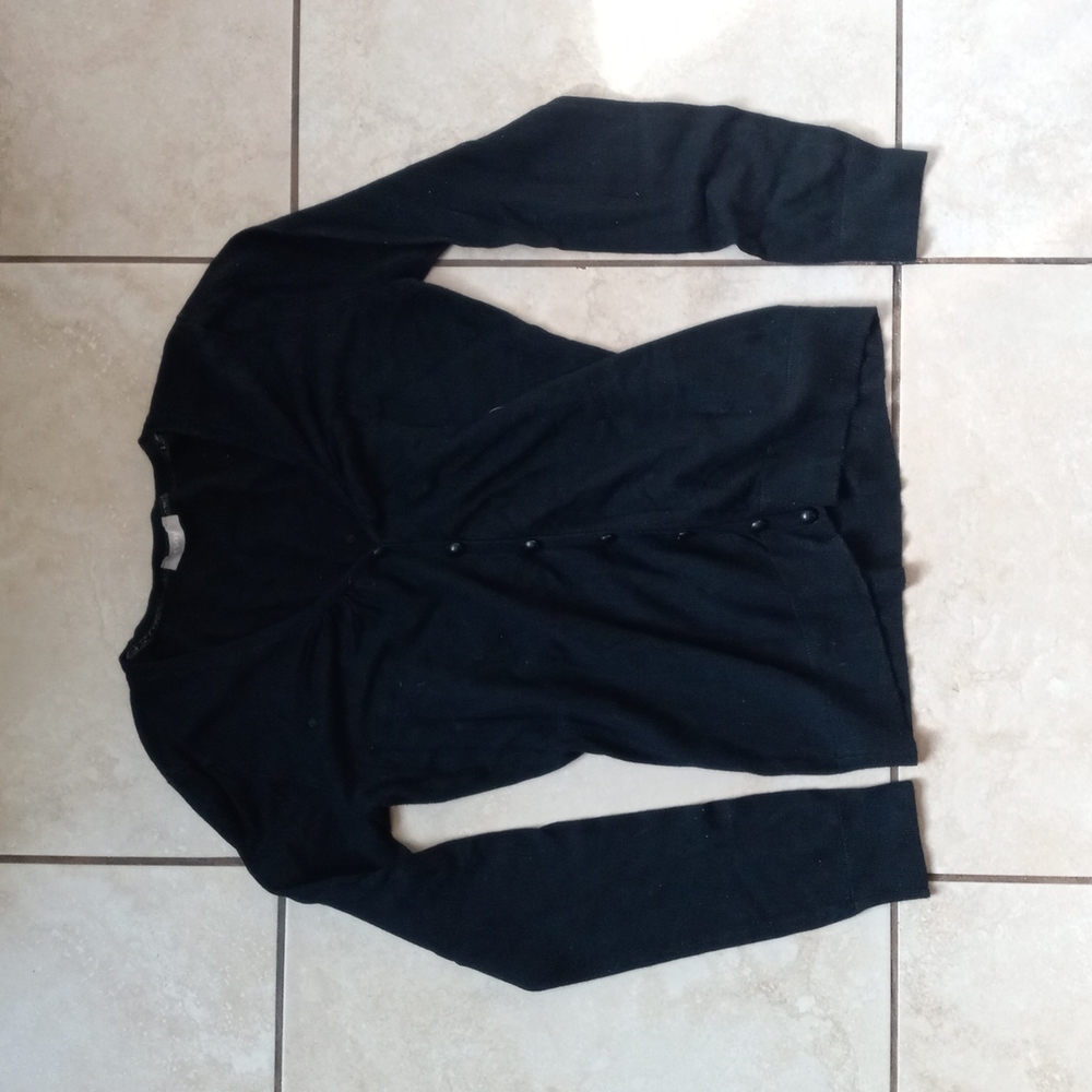 Orsay Black Button Cardigan